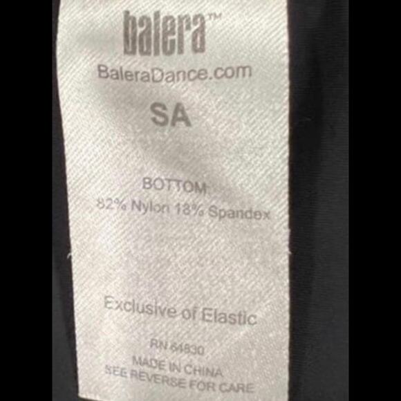 Balera Dance Black Athletic Leggings - Picture 4 of 4